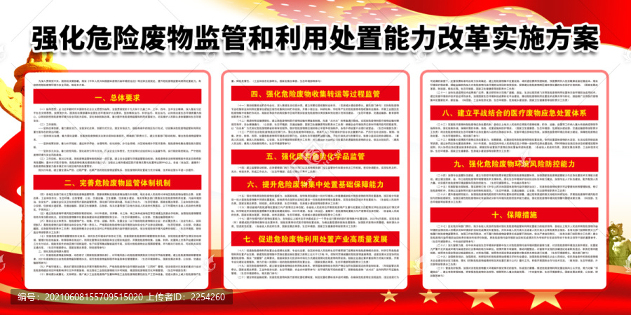 強化危險廢物監(jiān)管和利用處置能力