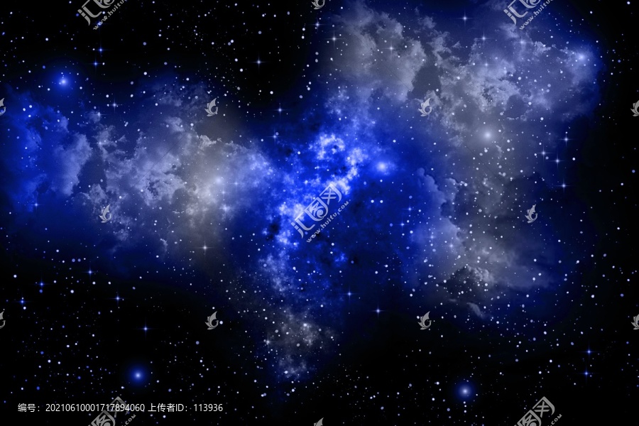 藍(lán)色星空背景