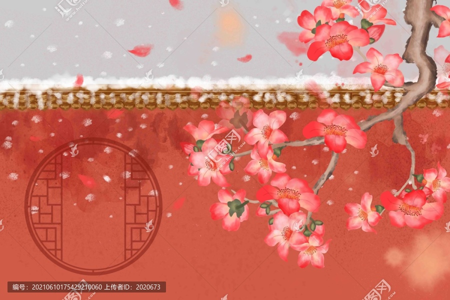 木棉花插畫