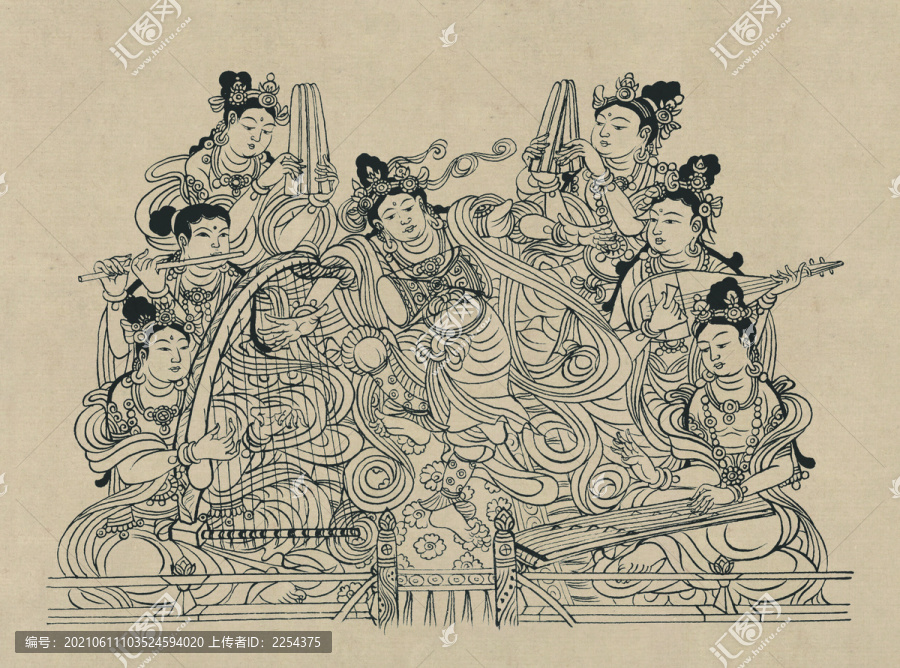 莫高窟98窟報恩經變中的舞樂