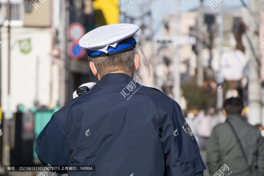 执勤的日本警察