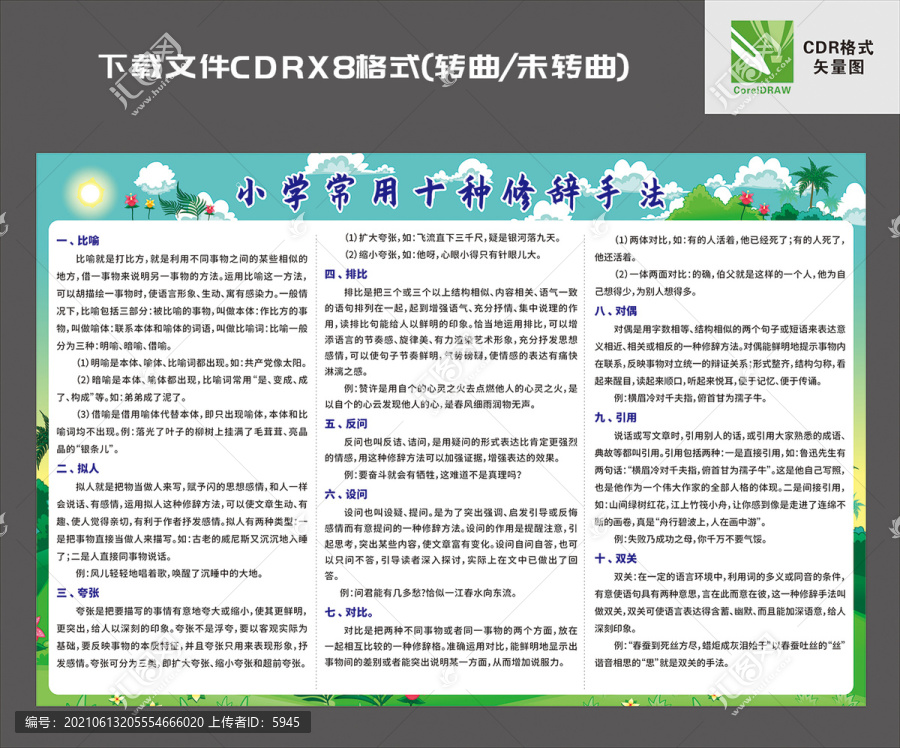 小學(xué)常用十種修辭手法