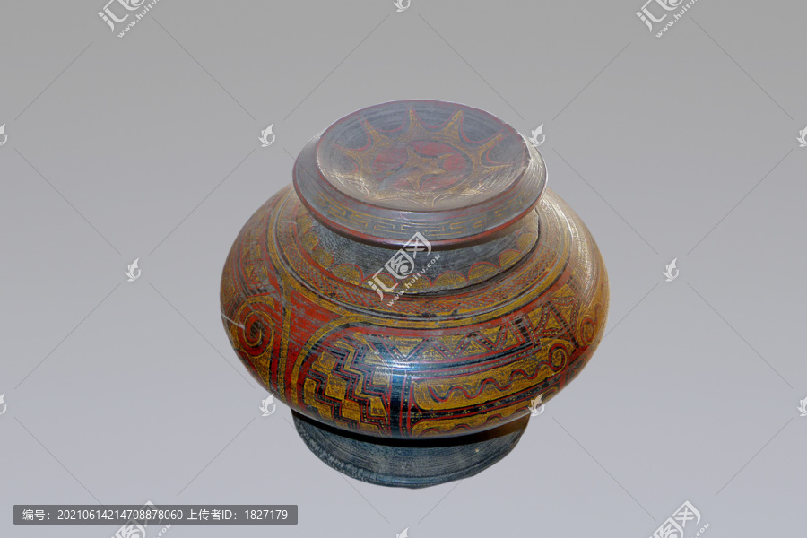 彝族漆器木钵