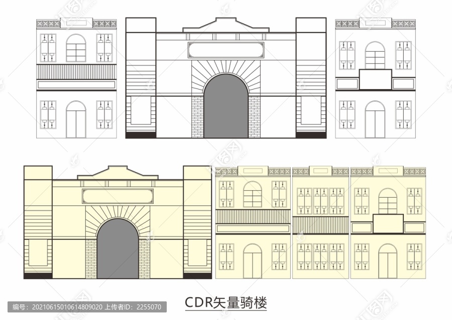 矢量騎樓