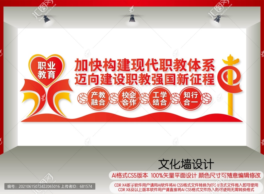 職業教育文化墻