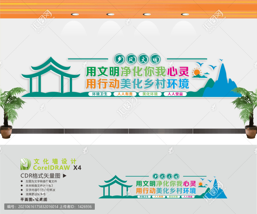 鄉(xiāng)風(fēng)文明展板