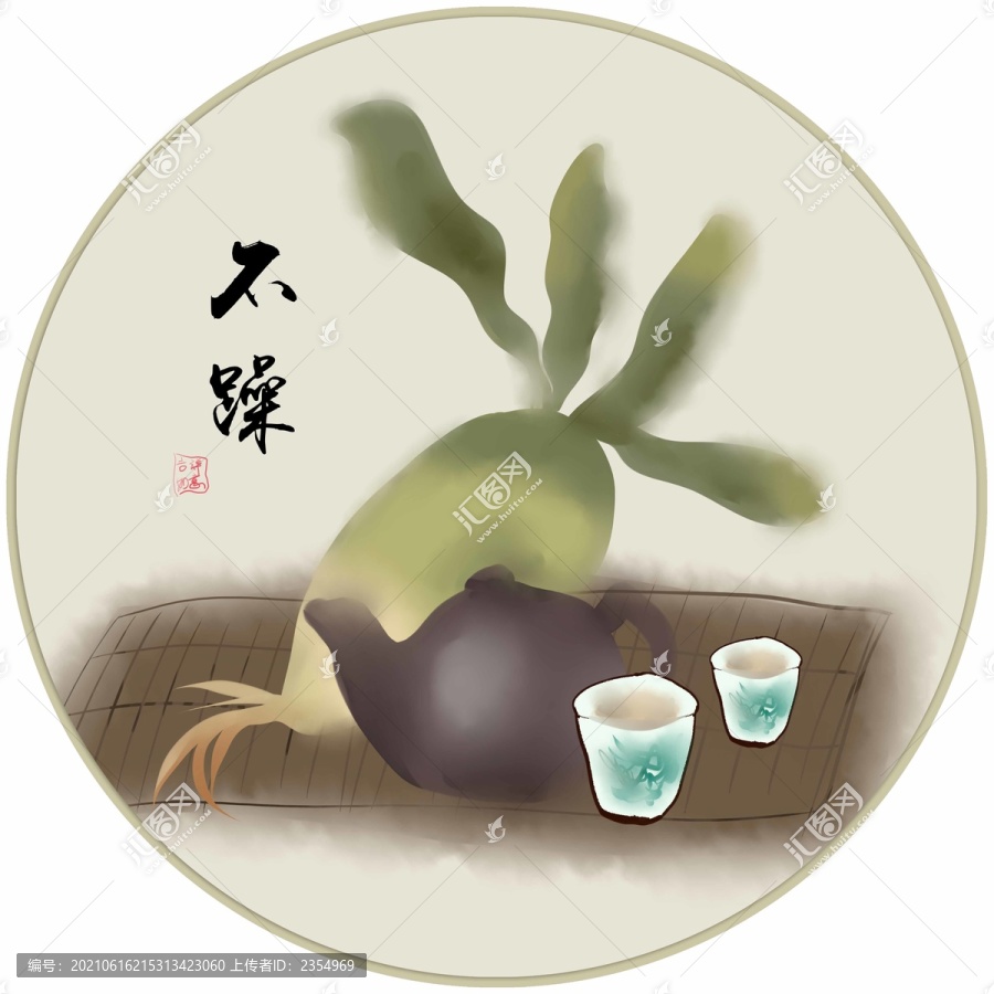 中国风新中式现代茶室茶馆装饰画