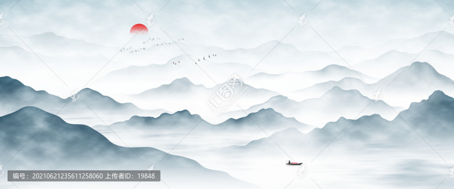 新中式山水