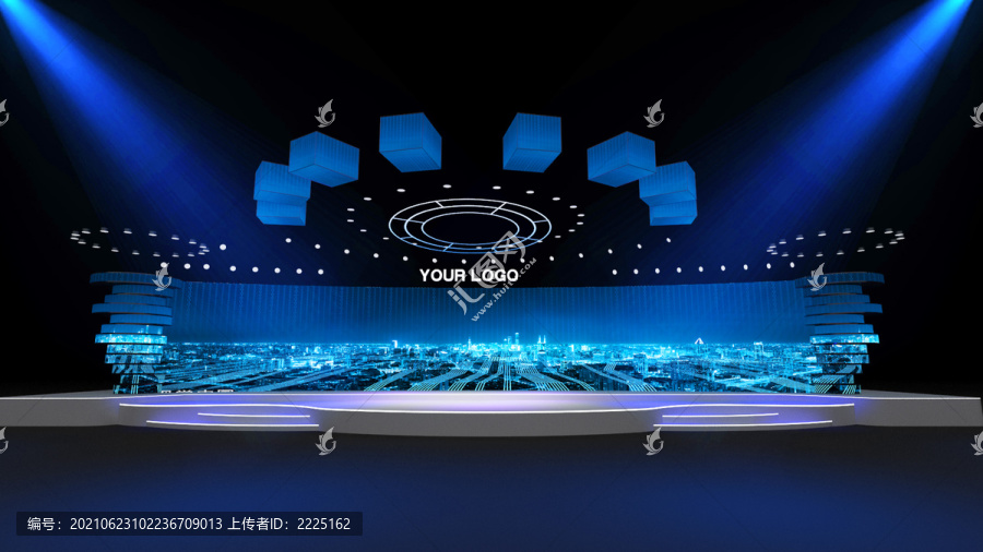 圓形舞臺設計模型
