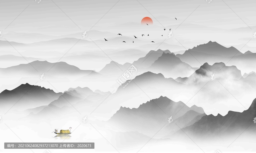 新中式水墨畫
