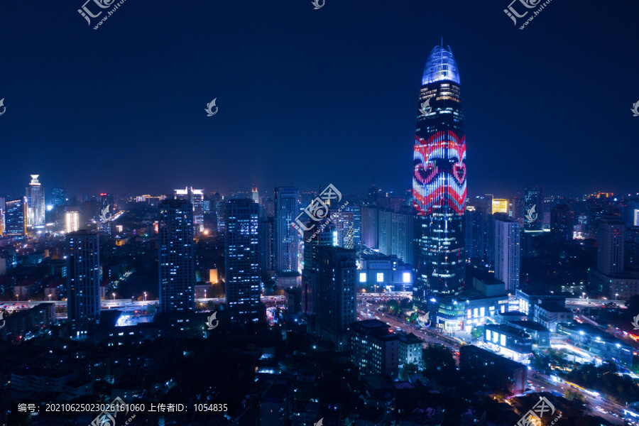 济南城市风光夜景