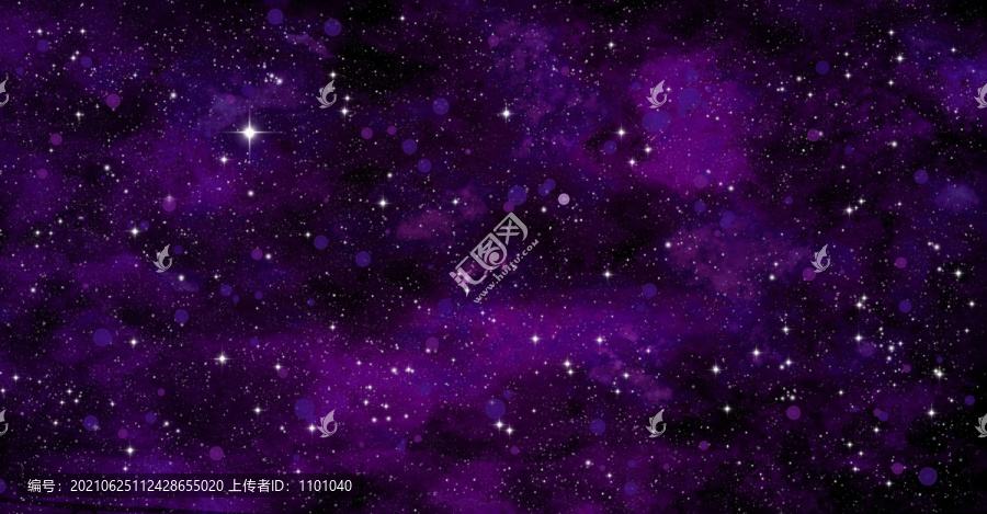 紫色浩瀚星空