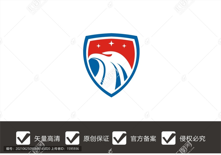 鷹盾牌logo