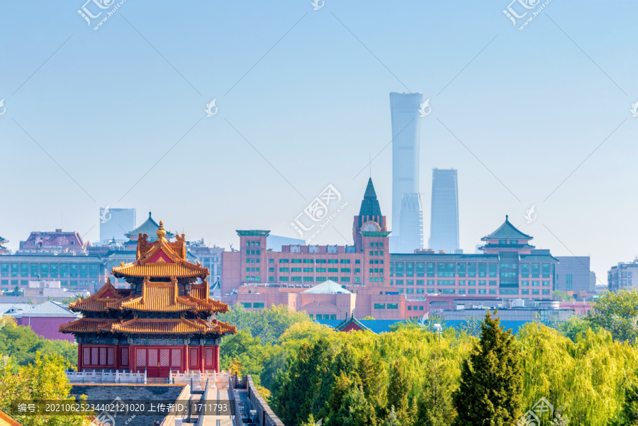 中国首都北京城市风光