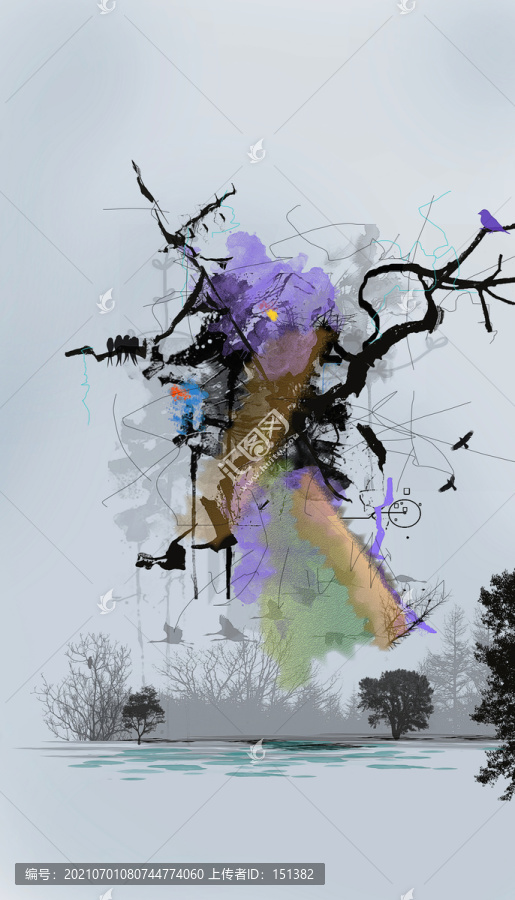 夢幻抽象畫
