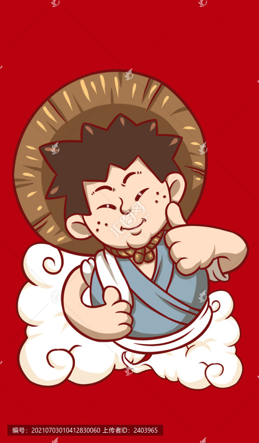 小二哥面條形象