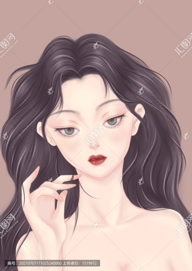 手繪女孩