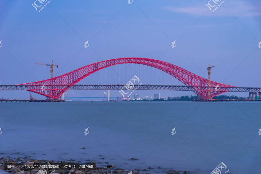 南沙明珠湾大桥夜景