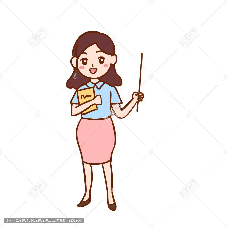 老師教師節(jié)手繪卡通元素