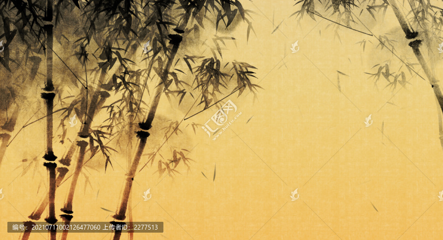 水墨畫竹子