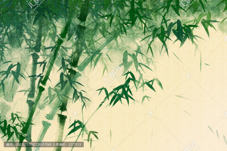 水墨畫竹子