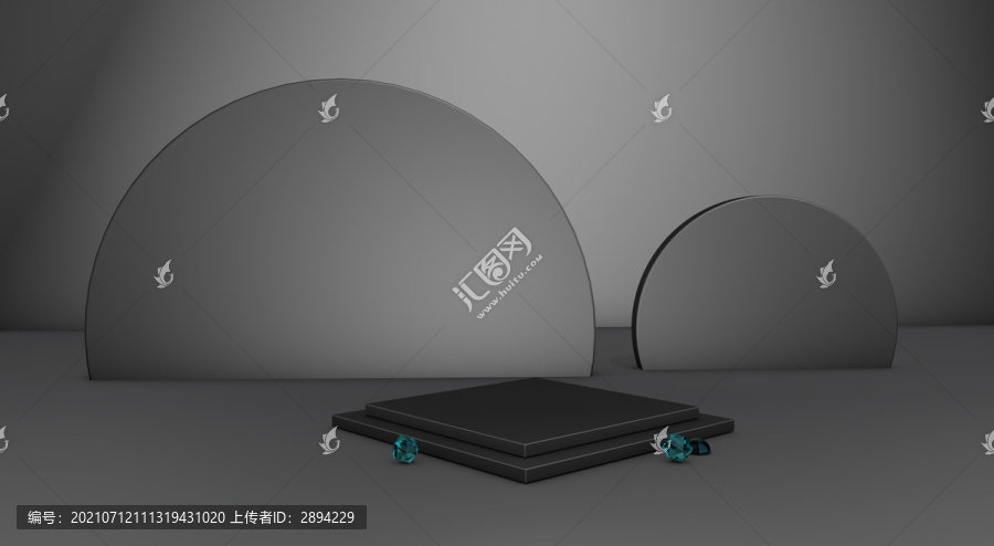 黑色立體背景