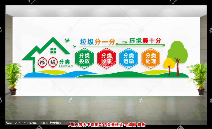 垃圾分類文化墻