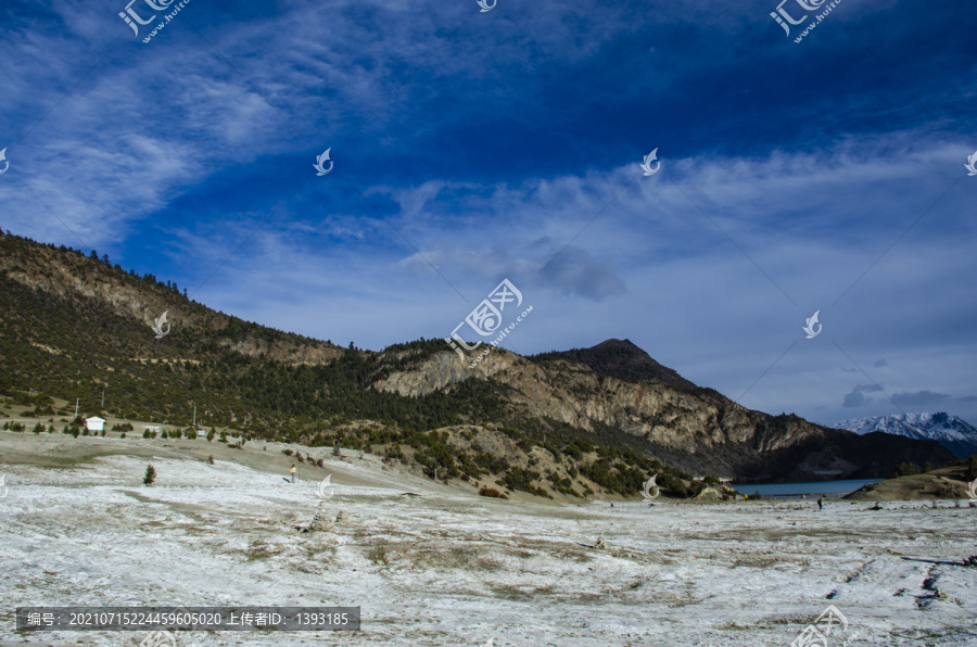 高原雪山湖泊西藏八宿然乌美景