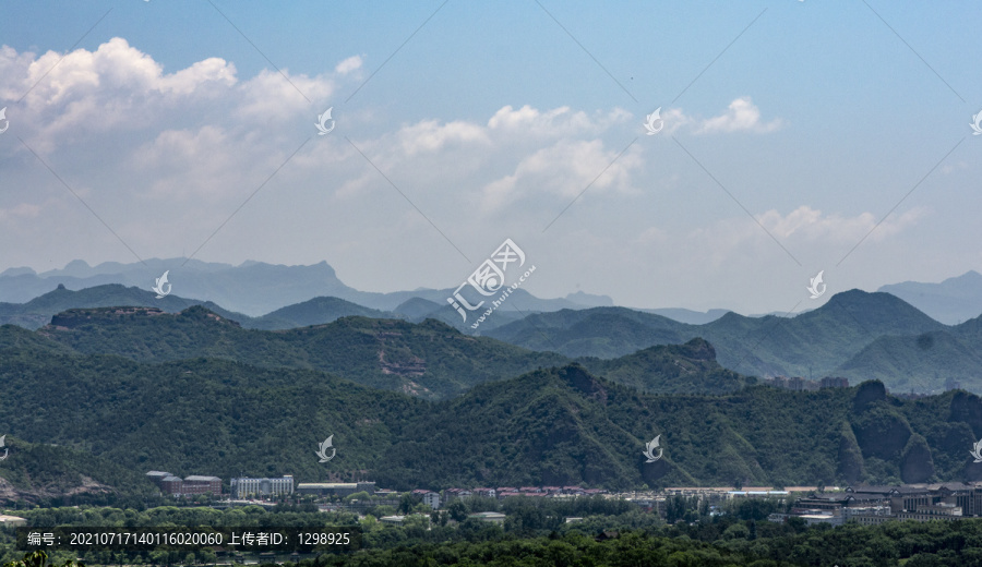 承德远山建筑风景