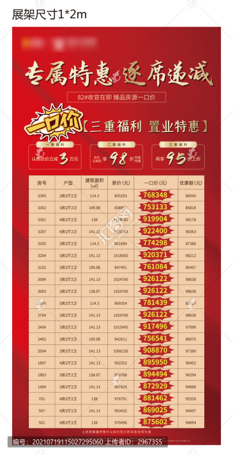 一口價房源表