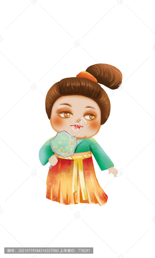 唐仕女