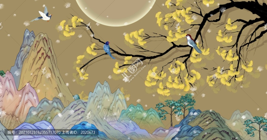 國潮花鳥