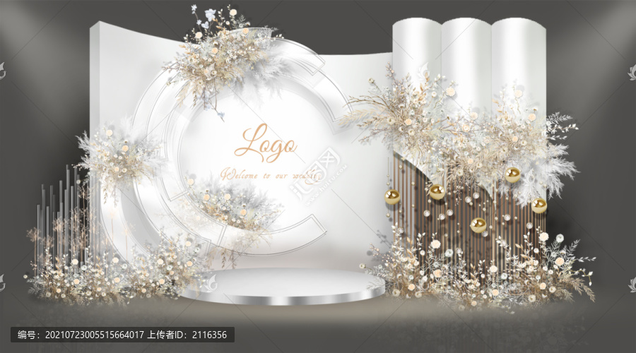夢(mèng)幻白色迎賓區(qū)