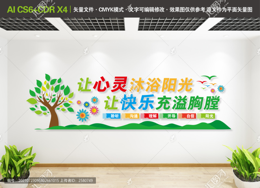 心理咨詢室文化墻