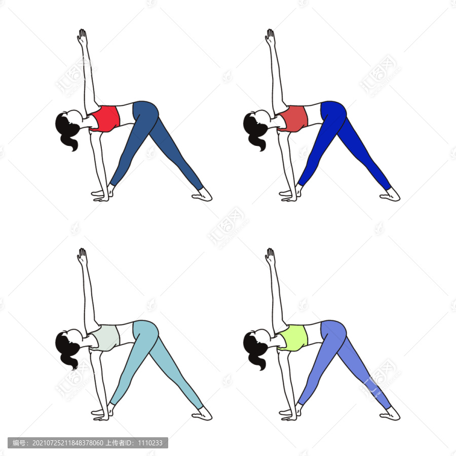 瑜伽三角扭轉(zhuǎn)式