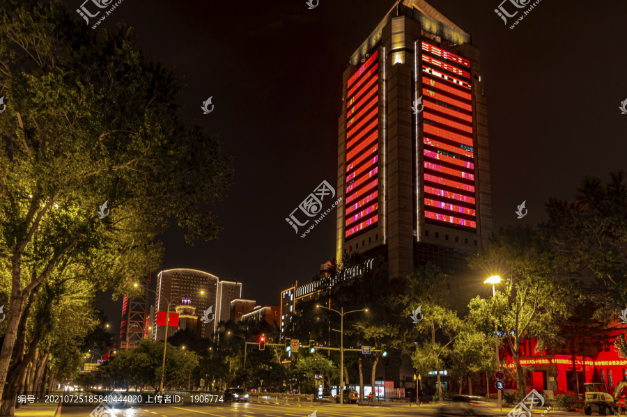 中国长春城市夜景