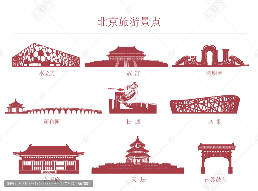 北京旅游景點剪影