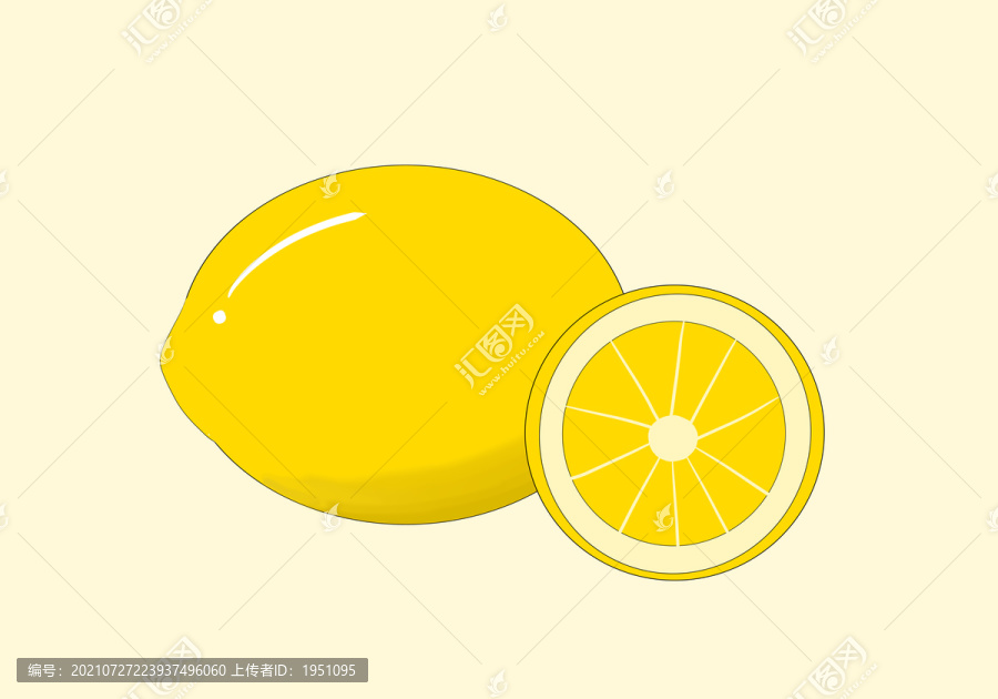 檸檬插畫