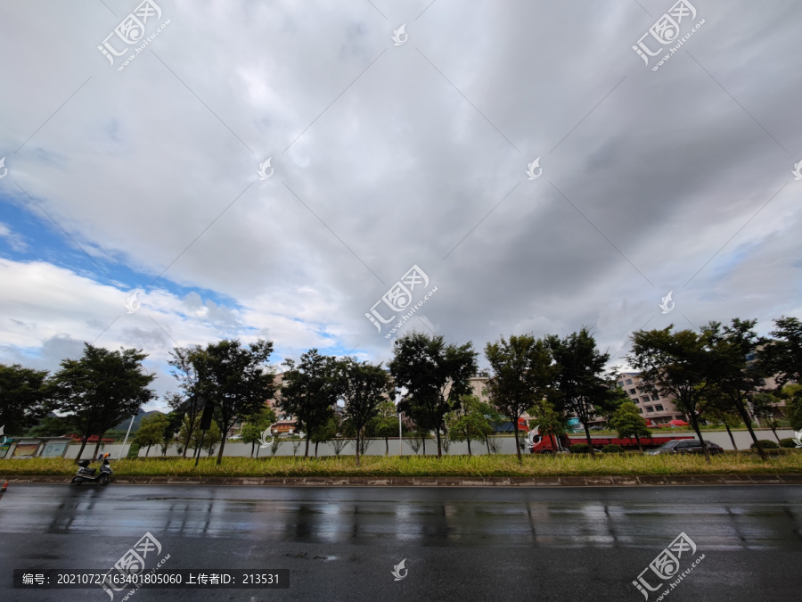 马路风景