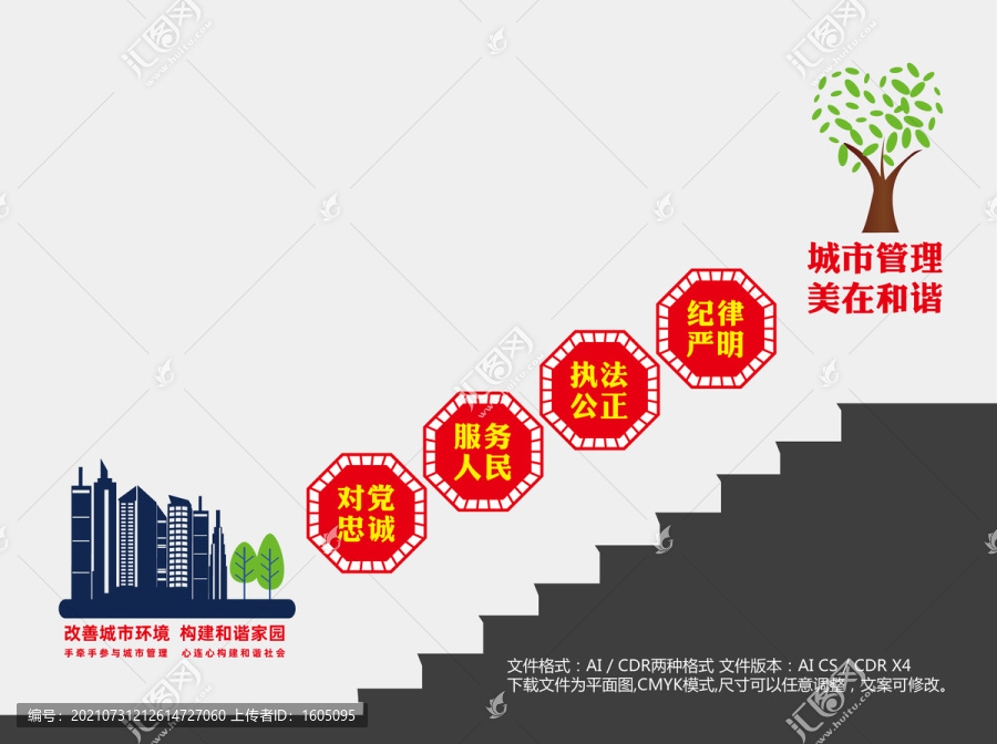 城管樓道文化