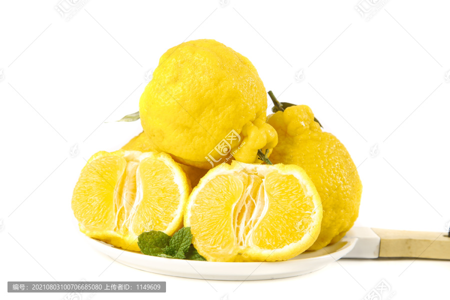 盘子里的柠檬丑柑