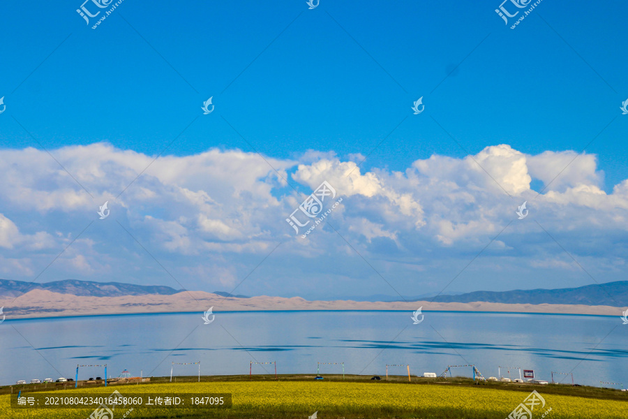 美丽的青海湖风景区