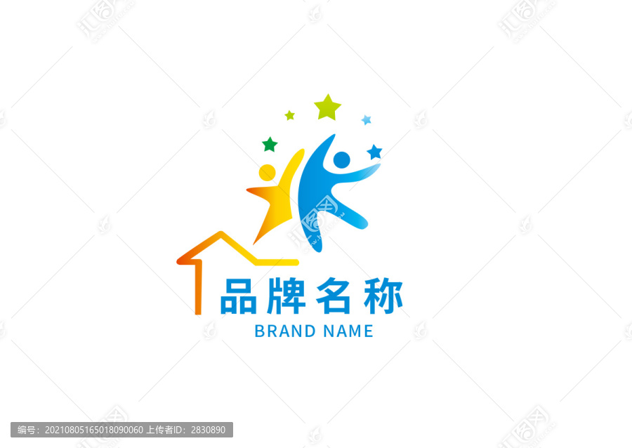 教育补习班学校logo