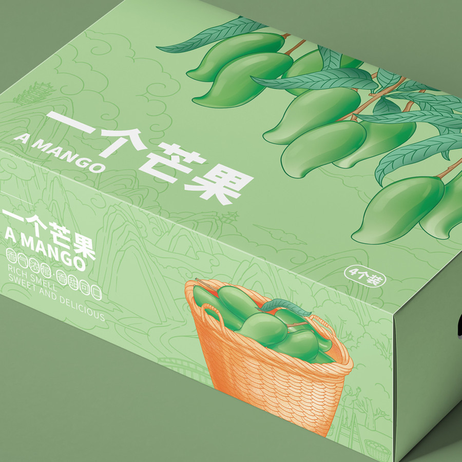 芒果包裝設計