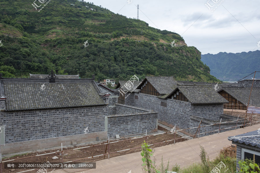 屏山十二景书楼镇马湖古城