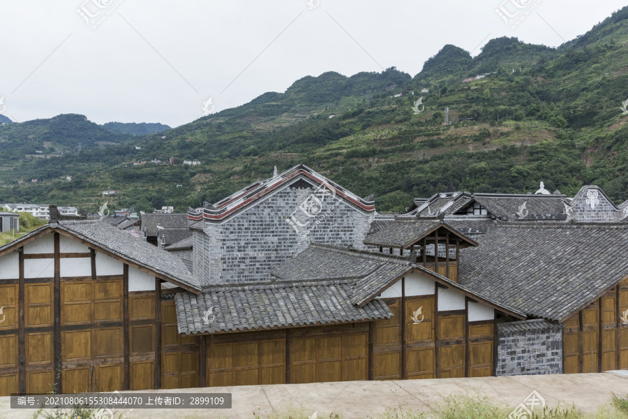 宜宾屏山十二景书楼镇马湖古城