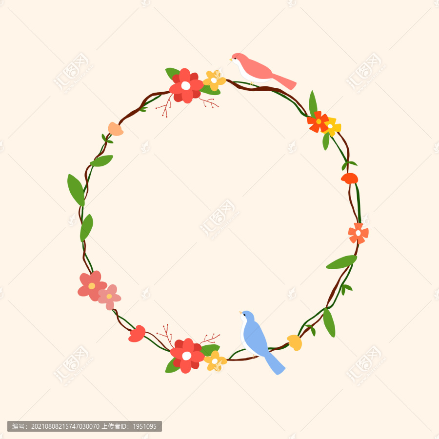 手繪花環(huán)
