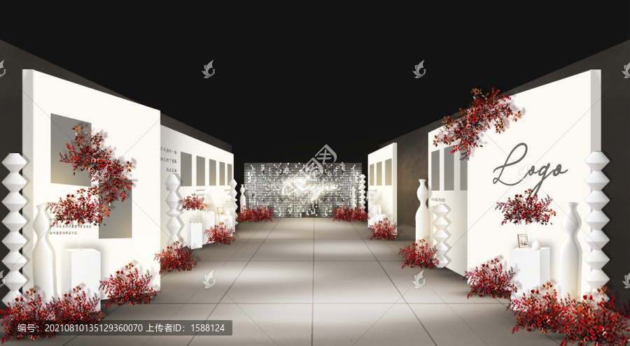 紅白婚禮外區(qū)設(shè)計