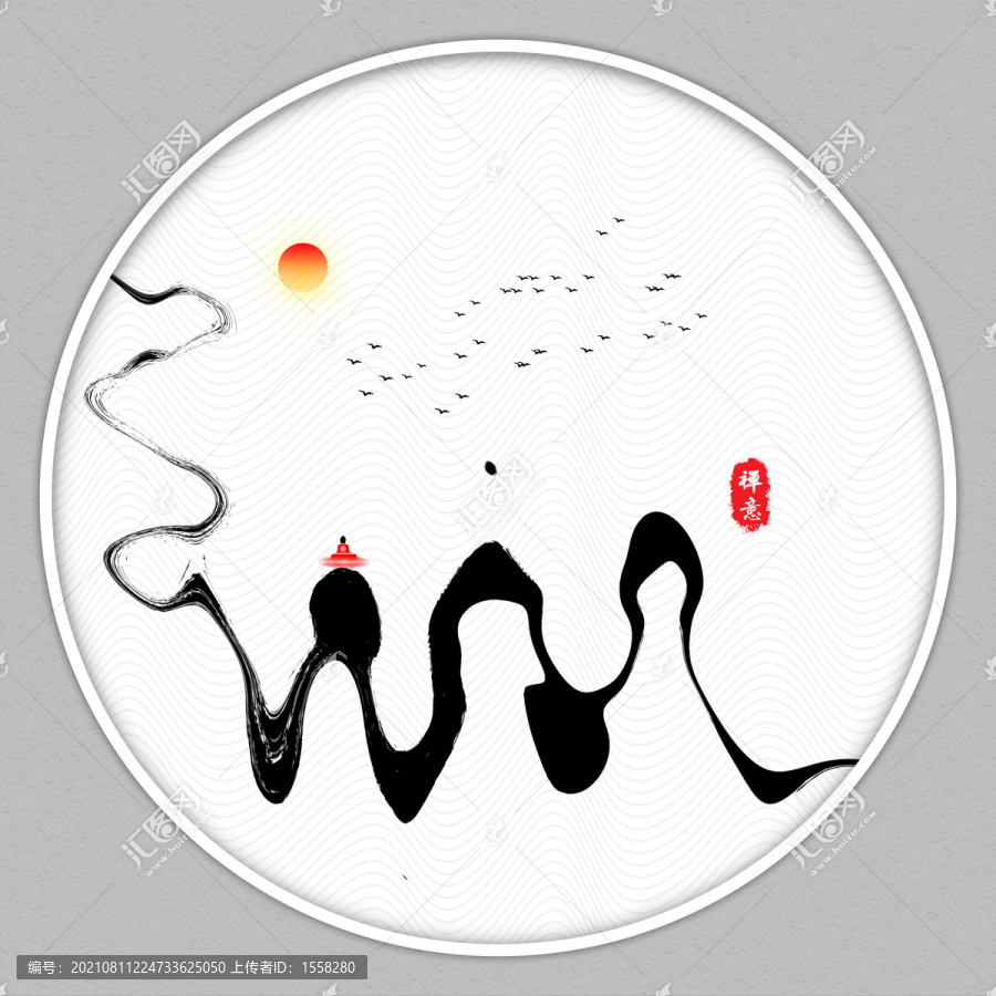 禪意山水畫(huà)