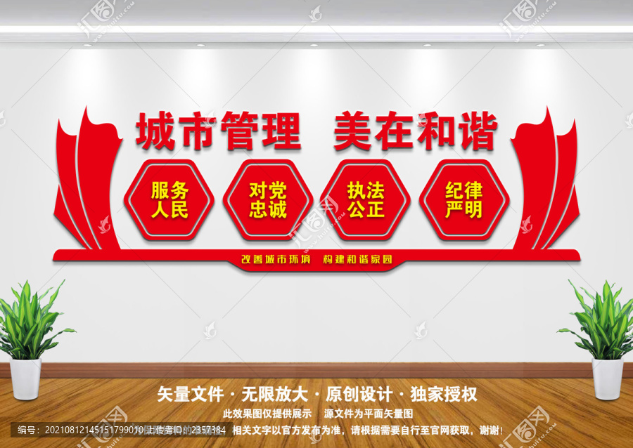 城市管理文化墻
